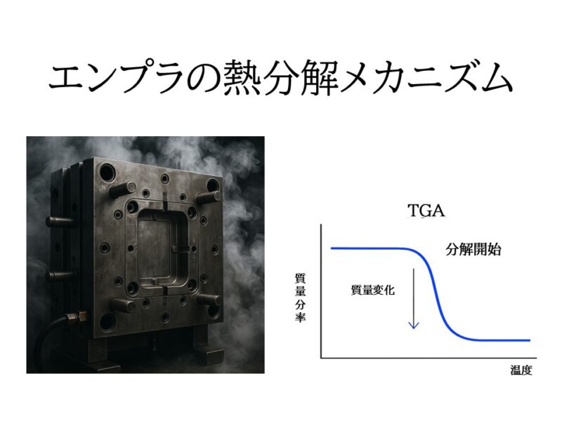エンプラの熱分解メカニズムと対策：焦げ・ガス・臭気を防ぐ材料選定と成形条件の最適化  